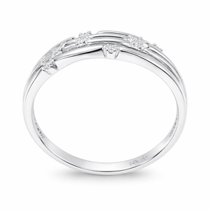 10K White Gold Starlit Strands Diamond, TDW: 0.01ct