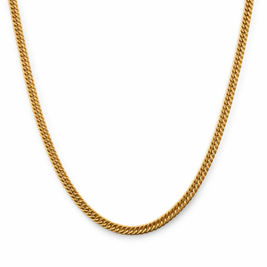 Yellow Gold Cuban Link Chain, 18k, 4.2mm, 9.3gr
