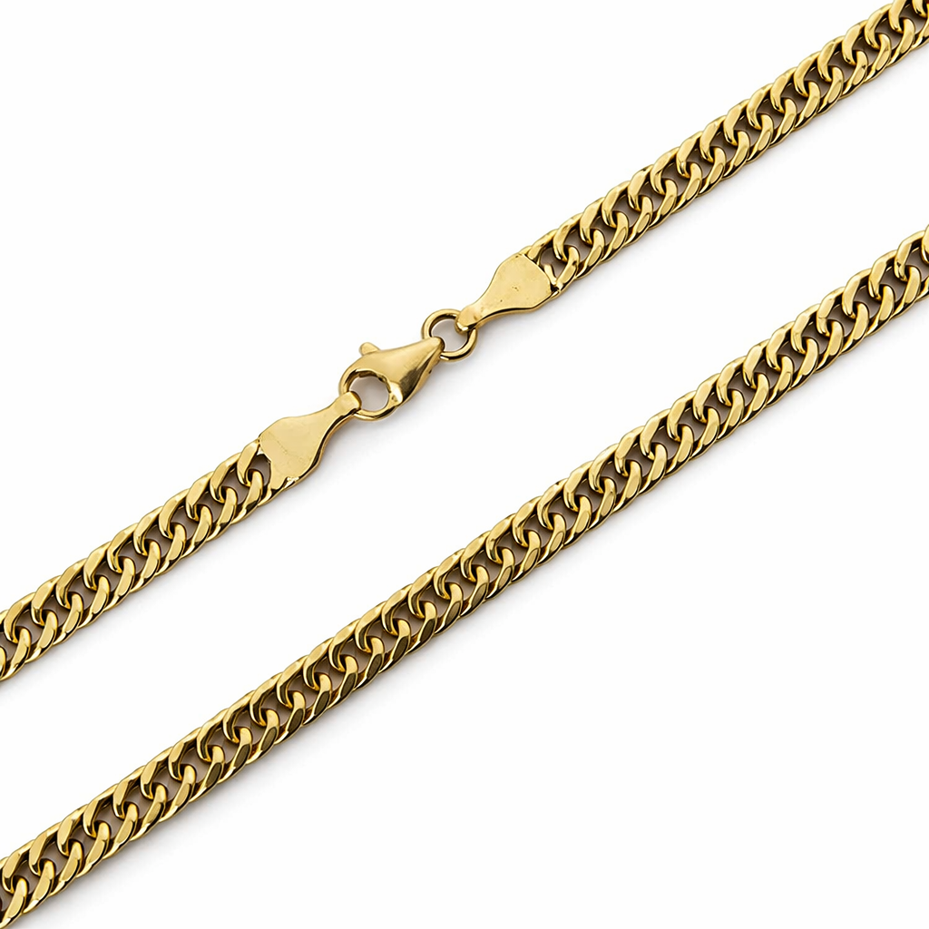 Yellow Gold Cuban Link Chain, 18k, 4.2mm, 9.3gr