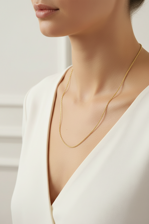 Yellow Gold Cable Chain, 18k, 10.48gr