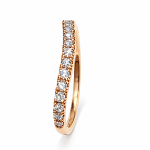 Rose Gold Double Cushion Frame Split Shank Bridal Set Diamond Ring 14k SET: 1.18ct