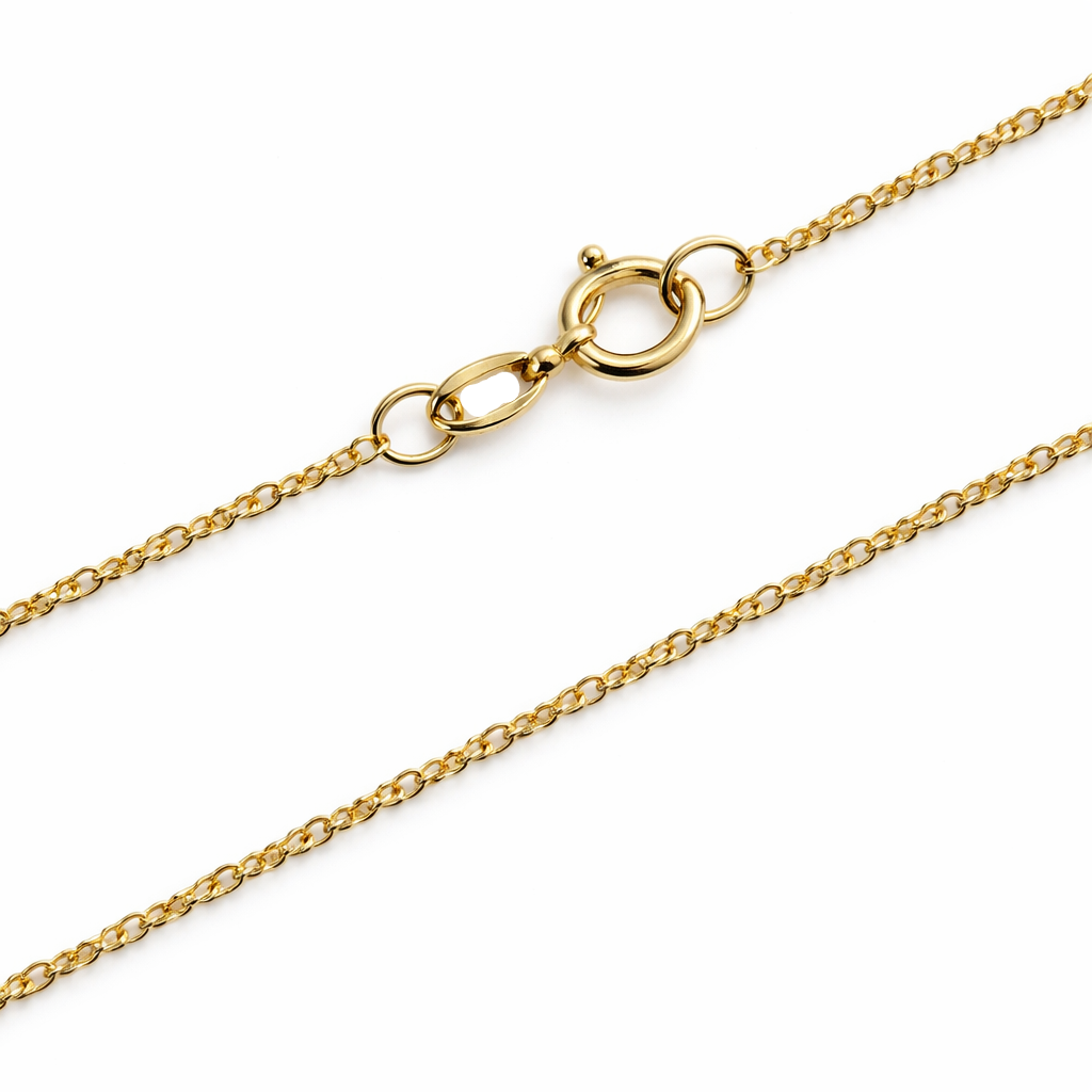 Yellow Rope Gold Chain, 18k, 1.41gr, 18''