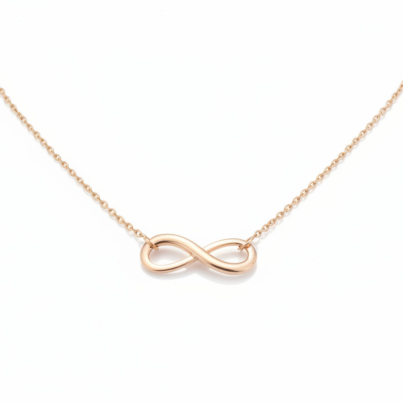 18k Yellow Gold Infinity Necklace