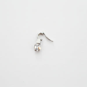 18k White Gold Pendant with White and Blue Sapphire