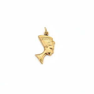 10k Yellow Gold Queen Nefertiti Pendant