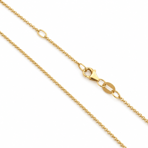 14K Yellow Gold Rolo Chain