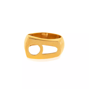 Yellow Gold Ring, Hich Style, 18k, 4.64gr