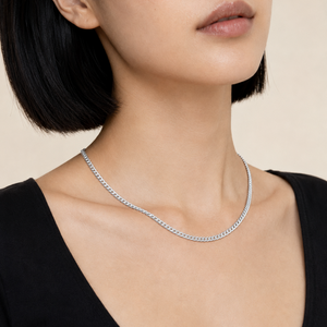 925 Sterling Silver Miami Cuban Chain Necklace