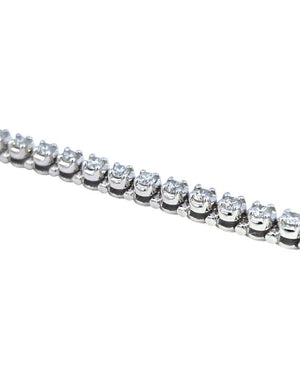 White Gold Tennis Bracelet, 49 RD, TDW: 2ct, VS1-2, G-H, Total Length: 6 1/2, W: 10.4gr,14k