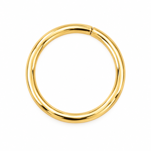 14K Yellow Gold Piercing Hoop