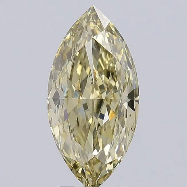 3.00ct Marquise Lab Grown Diamond (Colour Fancy Yellow, Clarity VVS2, IGI Certified)