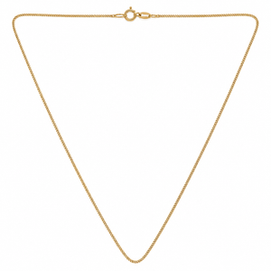 14K Yellow Gold Curb Chain Necklace