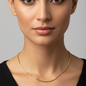 18K Yellow Gold Box Chain 14" 3.25 gr