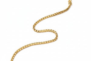 18K Yellow Gold Box Chain 14" 3.25 gr