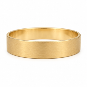 14K Yellow Gold Flat Band