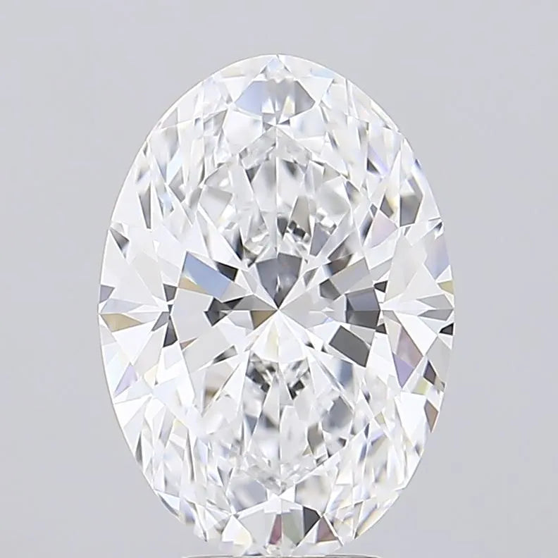 5.07ct Oval Lab Grown Diamond (Colour D, Clarity FL, IGI Certified)