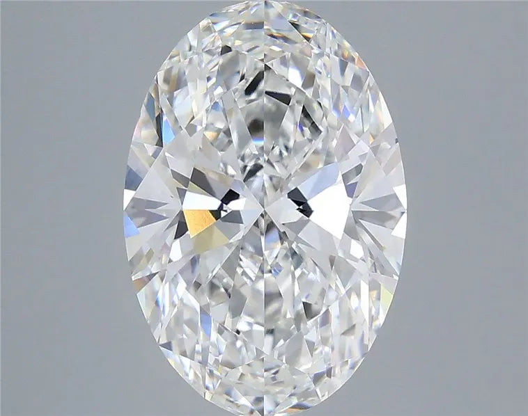 5.10ct Oval Lab Grown Diamond (Colour E, Clarity VVS2, IGI Certified)