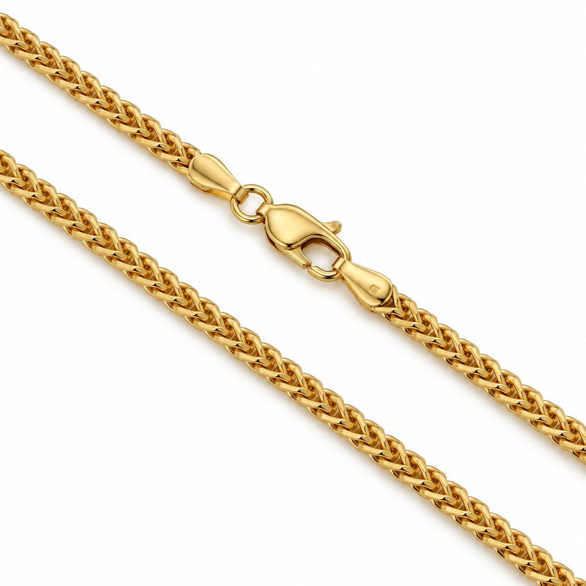 18K Yellow Gold Franco Chain Necklace