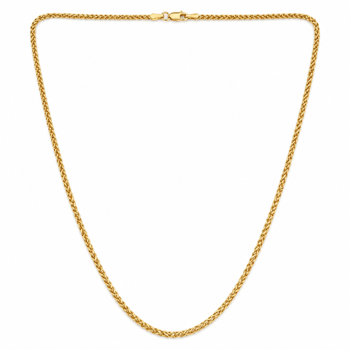 18K Yellow Gold Franco Chain Necklace