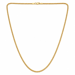 18K Yellow Gold Franco Chain Necklace