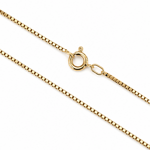 14K Yellow Gold Box Chain