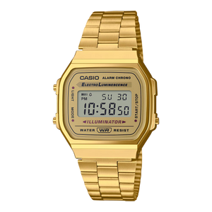 Casio Vintage Gold-Tone Digital Watch A168WG-9