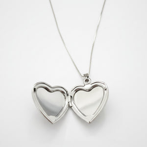 925 Sterling Silver “I Love You” Heart Locket Pendant