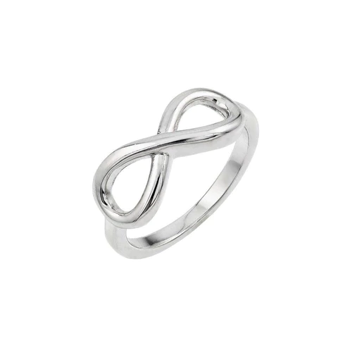 Silver 925 Rhodium Plated Infinity Ring