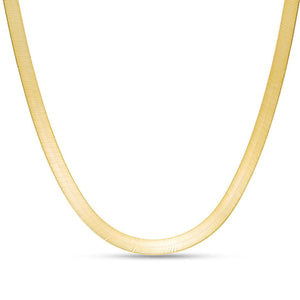 Yellow Gold Herringbone necklace, 18k, 18 Inches, 9.68gr