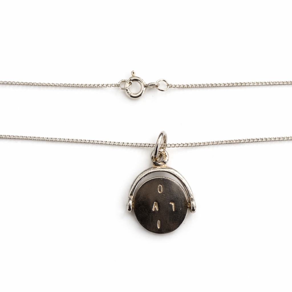 925 Sterling Silver "I Love You" Letter Necklace