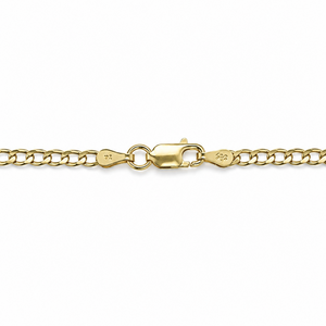 14K Yellow Gold Cuban Link Bracelet 8"