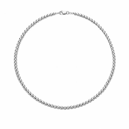 925 Sterling Silver Ball Chain Necklace