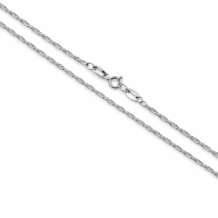 925 Sterling Silver Diamond Cut Rope Chain