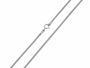 18K White Gold Franco Chain `16 inches