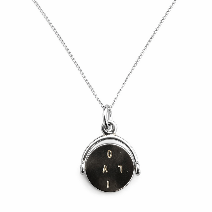 925 Sterling Silver "I Love You" Letter Necklace