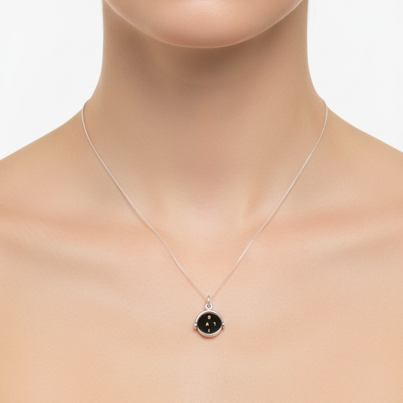 925 Sterling Silver "I Love You" Letter Necklace