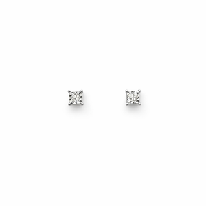 10K Yellow Gold Round Cut Diamond Stud Earrings, TDW:0.03ct SI GH