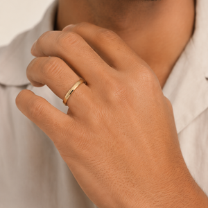 10K Yellow Gold Band Ring