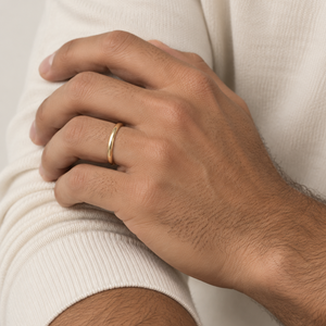 14K Yellow Gold Thin Band Ring