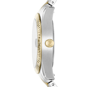 Fossil Scarlette Two-Tone Gold Dial Watch 32mm ES4949