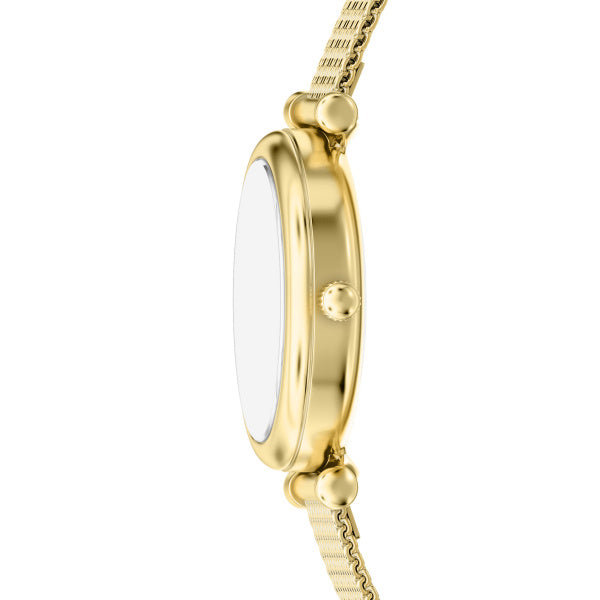 Fossil Carlie Gold-Tone Mother-of-Pearl Watch 28mm ES5462