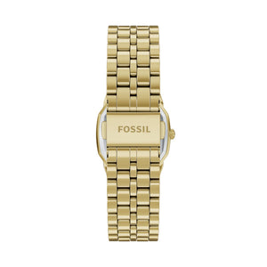 Fossil Harlow Gold-Tone Red Dial Watch 27mm ES5511