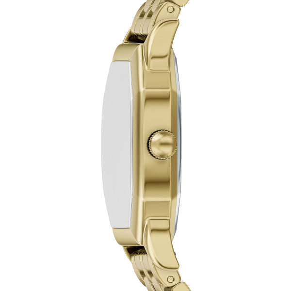 Fossil Harlow Gold-Tone Red Dial Watch 27mm ES5511