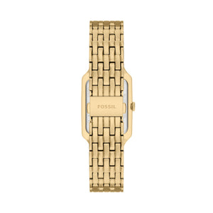Fossil Raquel Gold-Tone Red Dial Watch 23mm ES5512