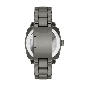 Fossil Machine Gunmetal Bracelet Watch Black Dial 41mm FS6185