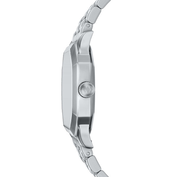 Fossil Harlow Silver-Tone Bracelet Watch Cream Dial 33mm FS6211 - side profile