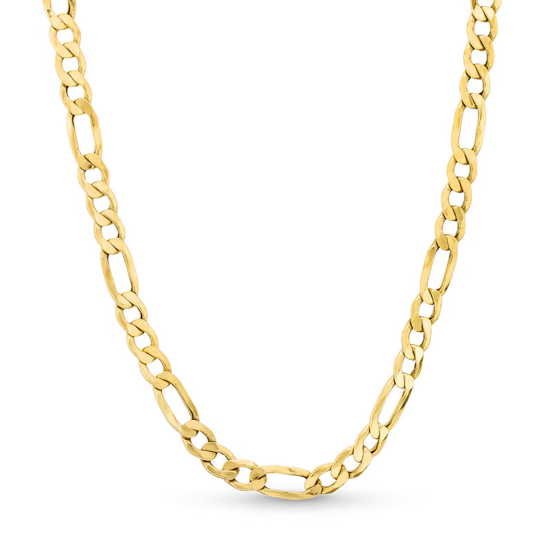 10k Yellow Gold Figaro Chain, 24 Inches