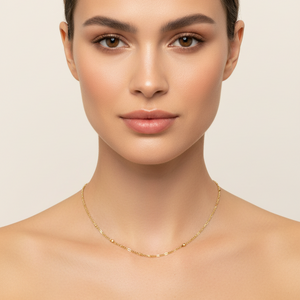 14k Yellow Gold Figaro Chain