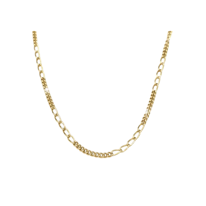 18K Yellow Gold Figaro Chain - 3.1mm