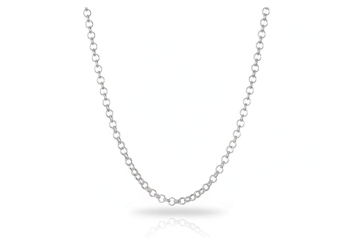 Sterling Silver 925 Rolo Chain  16 inches
